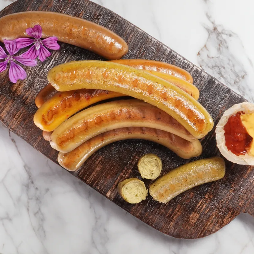 Vegan Sausage Delight: Plant-based, spicy, with a bite