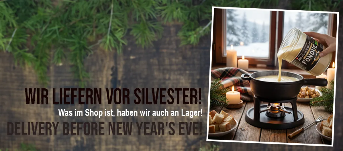 Wir versenden vor Silvester!