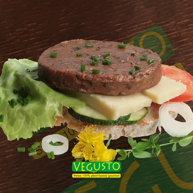 Vegan-Burger, Funghi u. No Muh
