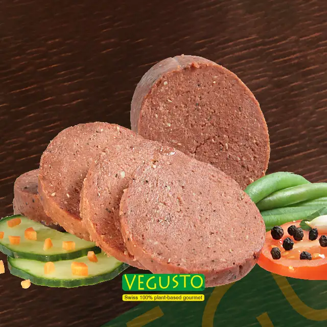 Vegan-Maxiwurst, Pikant