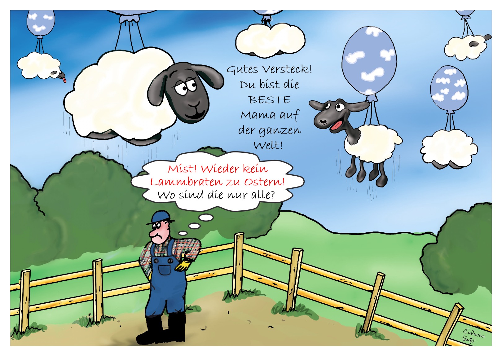 Auf der Flucht - oder kein Lammbraten zu Ostern!
