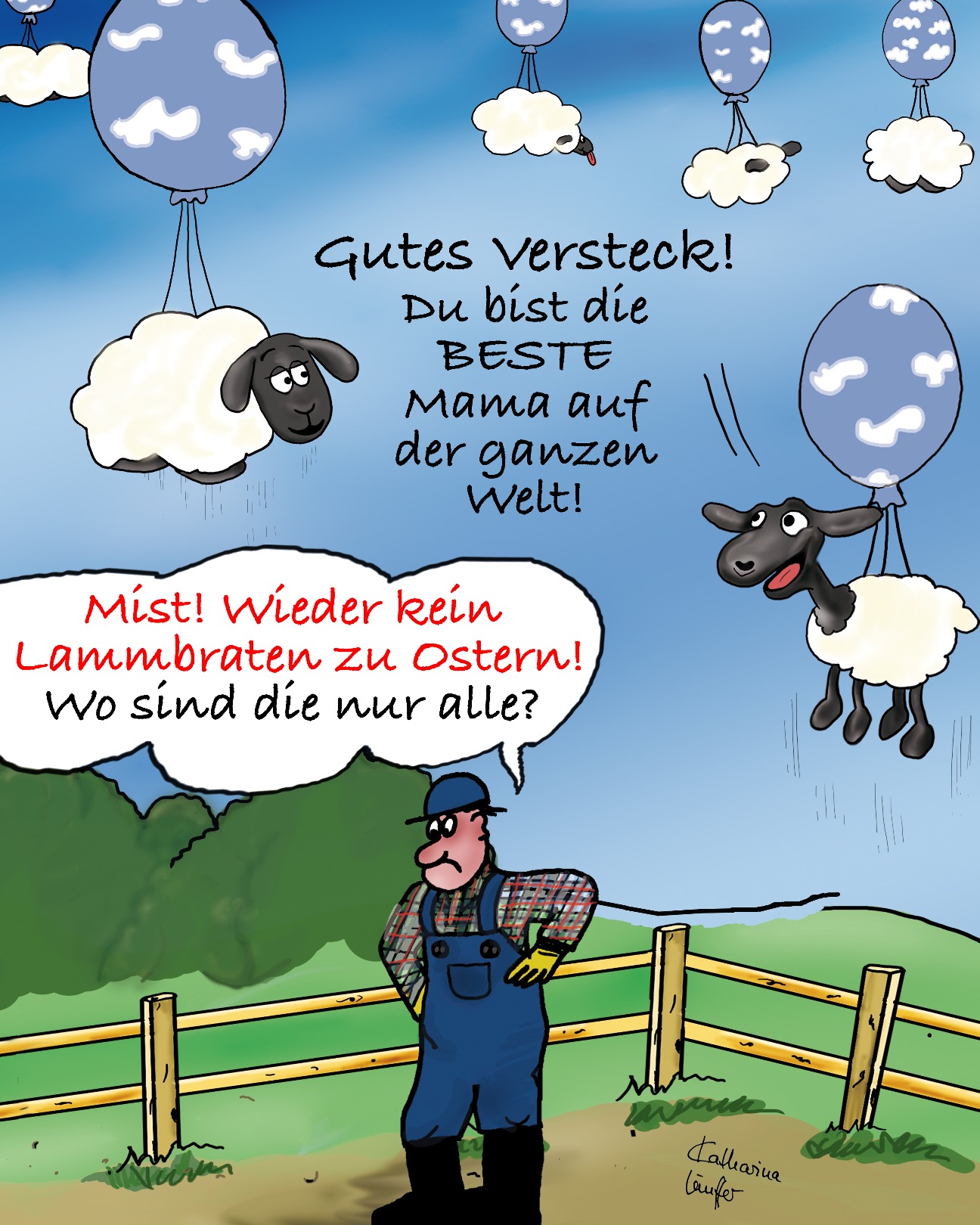 Auf der Flucht - oder kein Lammbraten zu Ostern!