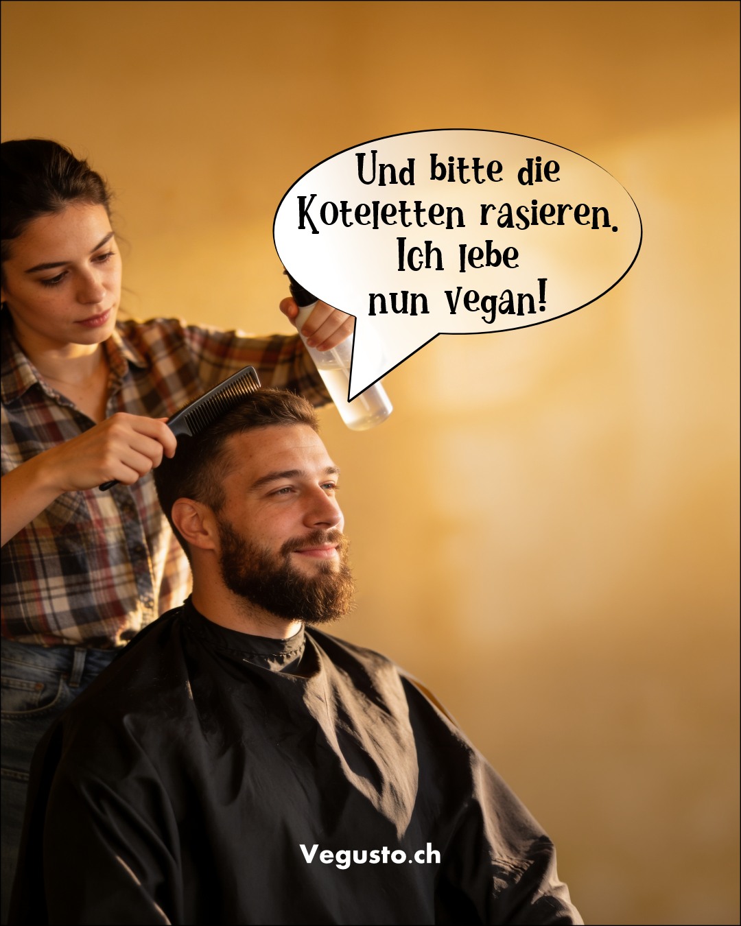 Was mögen vegane Bartträger gar nicht?