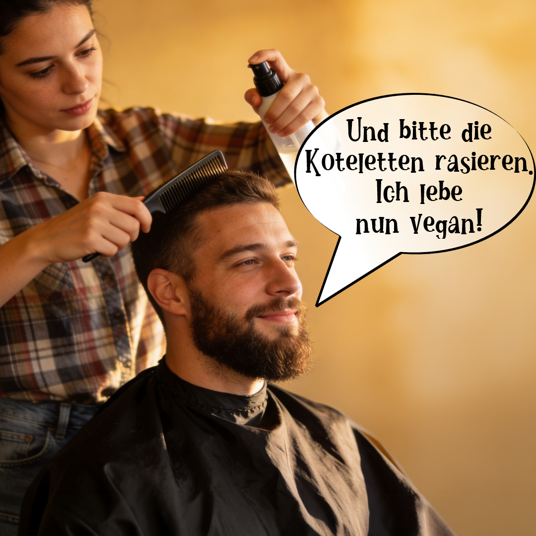 Was mögen vegane Bartträger gar nicht?