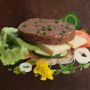 Vegan-burger, Mushroom and No Muh