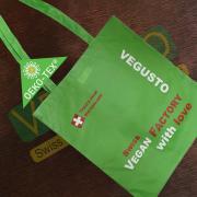 Vegusto-Tasche: Swiss vegan Factory with love!