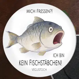 Kühlschrank-Magnet: Ich bin kein Fischstäbchen!