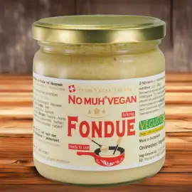 Vegan-Fondue mit Weisswein (Glas)