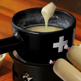 No Muh, Vegan-Fondue Rezent