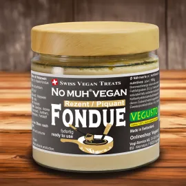 Vegan-Fondue in a jar, Piquant