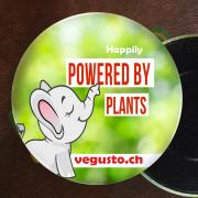 Kühlschrank-Magnet: Happily Powered by Plants!