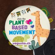 Kühlschrank-Magnet: Join the plant based movement!