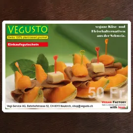 Vegusto Gutschein 50 Fr.