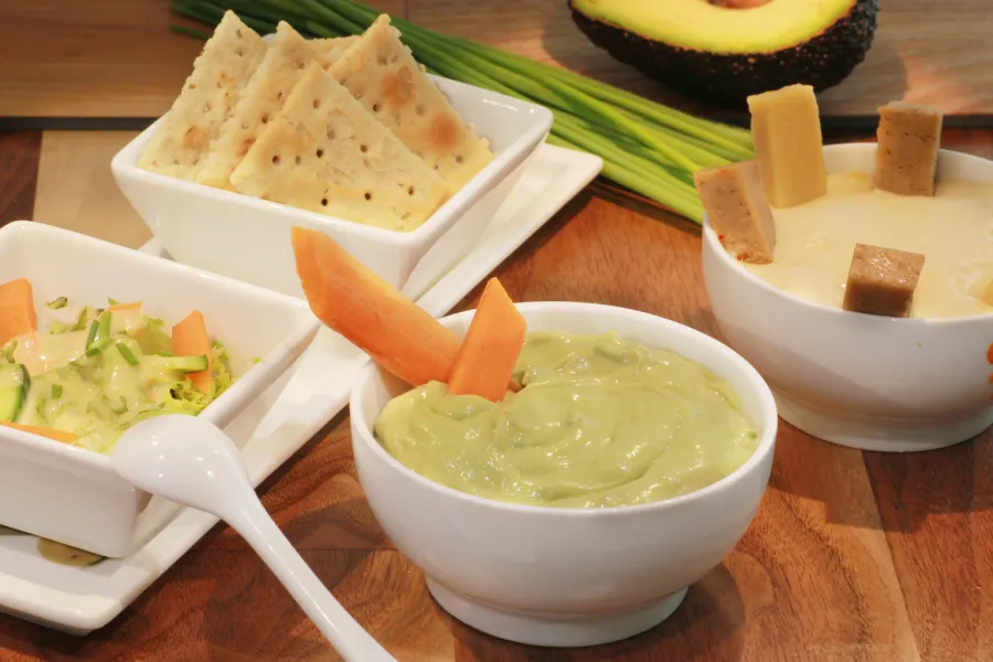 Ideen mit den veganen Dips von Vegusto