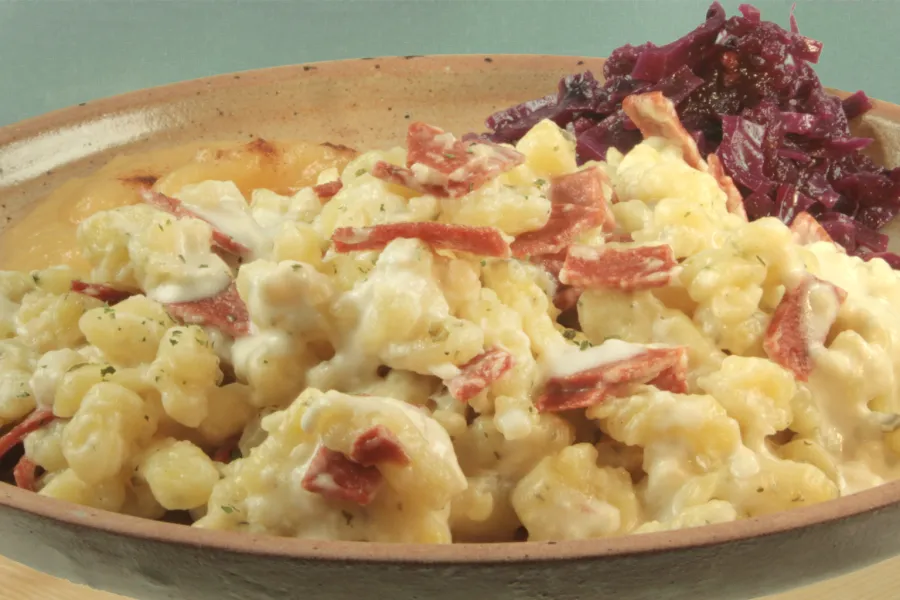 No-Muh-Knöpfli mit Vegan-Aufschnitt, Affumato