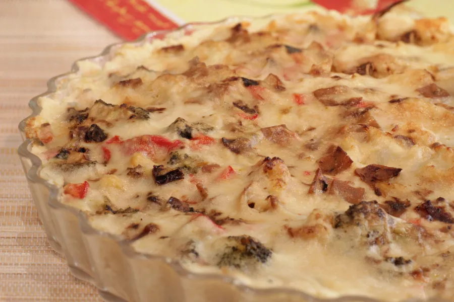 Vegetable-Quiche à la Vegusto