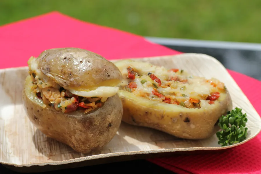 Jacket potatoes à la Vegusto