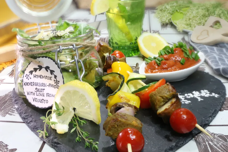 Grillgenuss mit Vegusto Grillspiessli
