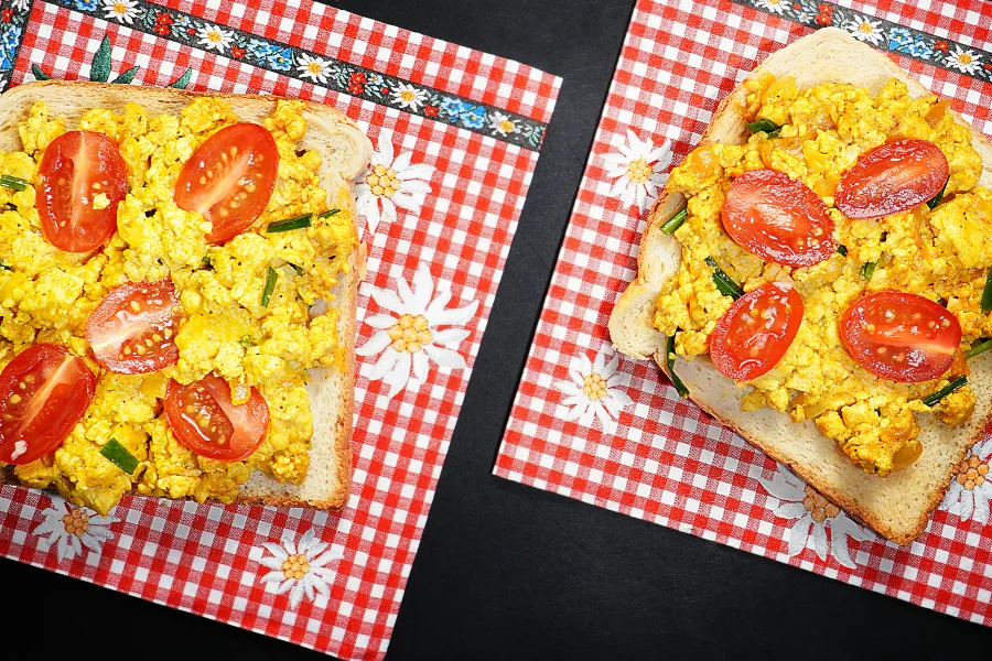 Tofu Rührei mit Kala Namak
