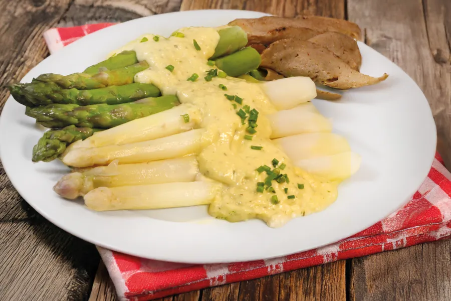 Veganer Spargeldip mit Kala Namak