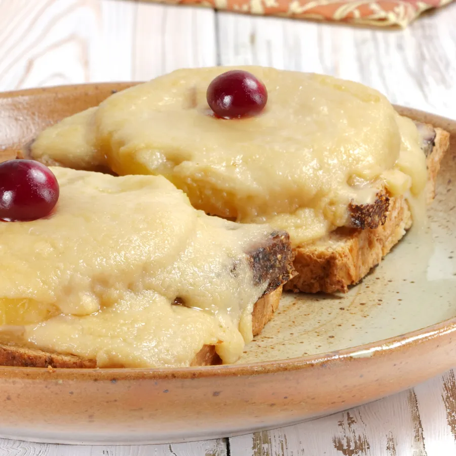 Veganer Toast Hawaii: Käsiger geht nicht